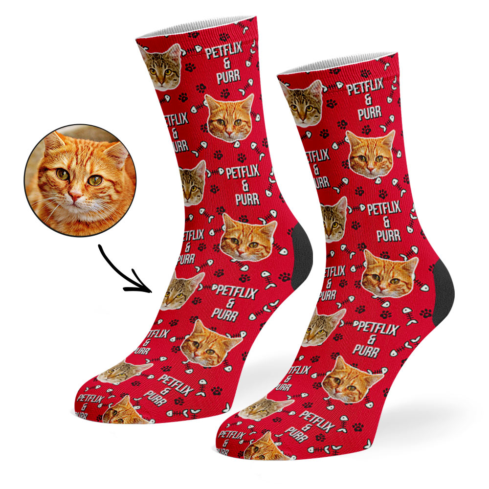 Petflix and Purr Socks