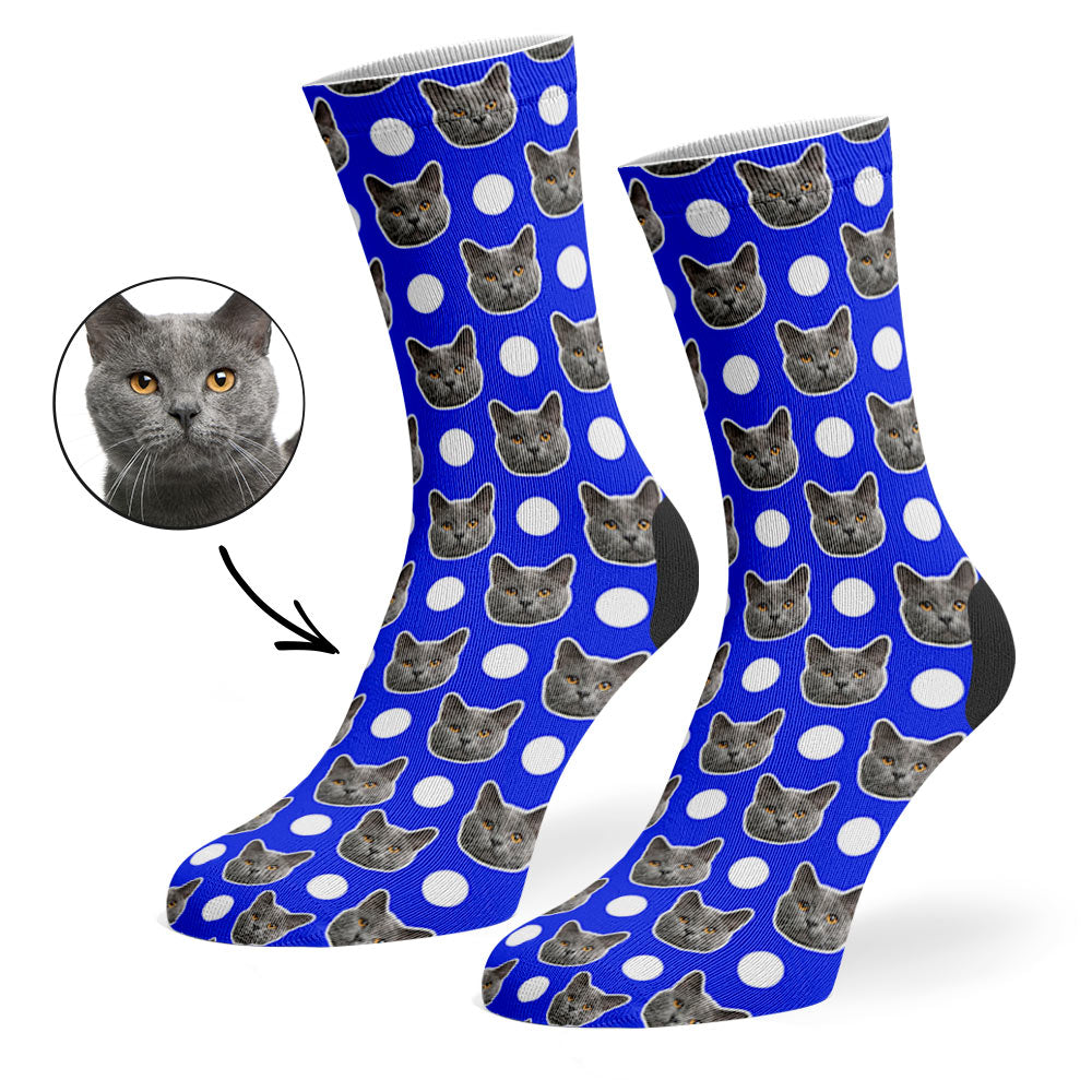 Polka Cat Socks