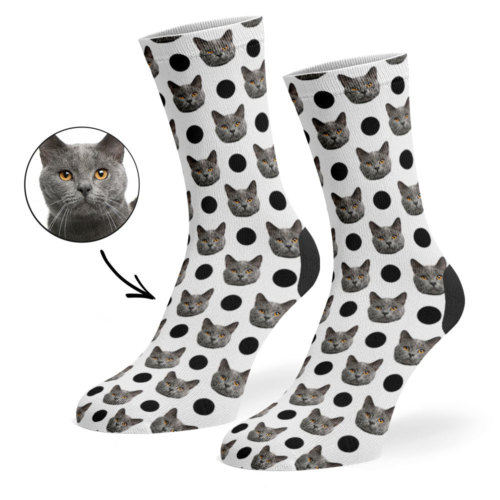 Polka Cat Socks