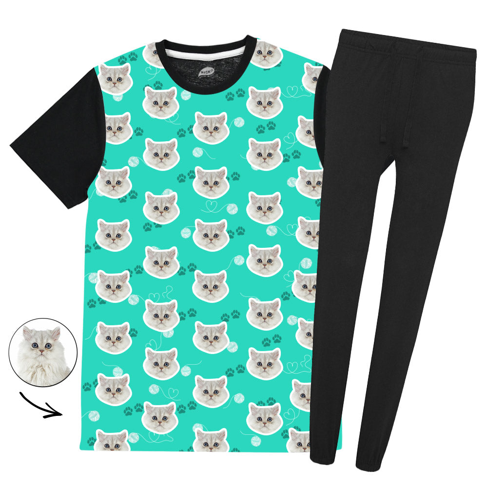 Personalised cat online pyjamas